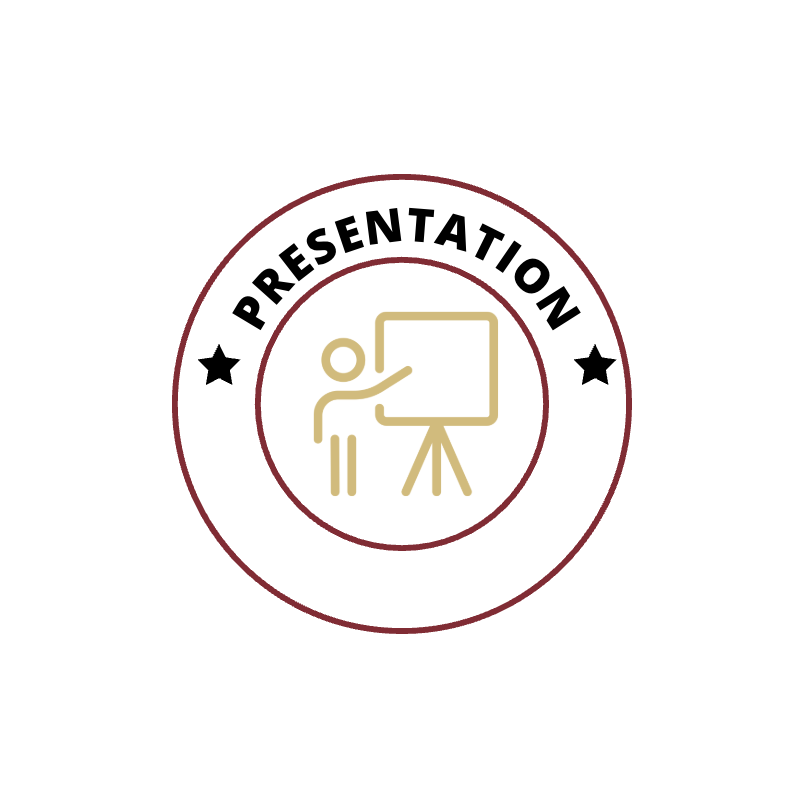 Icon representing skill learned: presentation